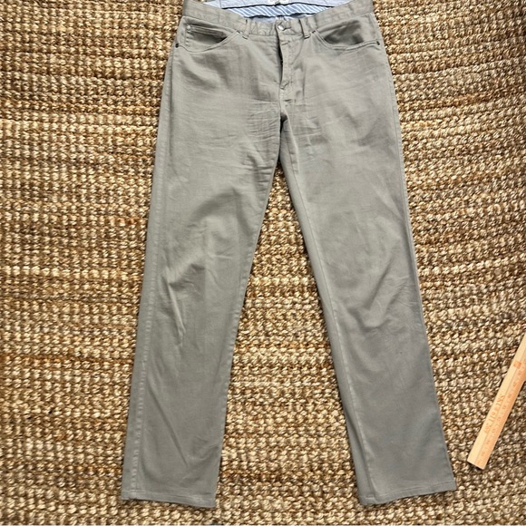Peter Millar Gray Chino Men’s Pants (33x32) Gray - Picture 6 of 8